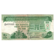 Billet, Mauritius, 10 Rupees, Undated (1985), KM:35a, TTB+ - Mauricio