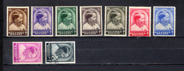 Bélgica   1936-37  .-   Y&T Nº    438/445-446   *  (c/charniere ) - 1929-1941 Gran Montenez