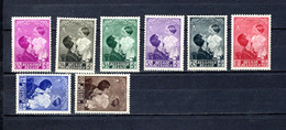 Bélgica   1937  .-   Y&T Nº    447/454   *  (c/charniere ) - 1929-1941 Groot Montenez