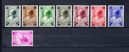 Bélgica   1937  .-   Y&T Nº    458/465    *   ( C/charniere ) - 1929-1941 Groot Montenez