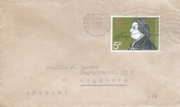 Groot-Brittannië  Brief Uit 1971 Met 1 Zegel (4361) - Covers & Documents