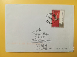 2009 BUSTA COVER  POLONIA POLSKA POLAND BOLLO POLISH SCULPTURE OBLITERE'  FOR ITALY - Cartas & Documentos