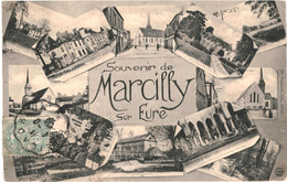 CPA- Carte Postale-France-Marcilly-sur-Eure Souvenir De Marcilly-sur-Eure VM43912+ - Marcilly-sur-Eure