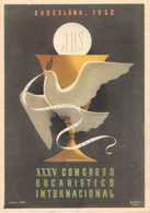 CPA ESPAGNE BARCELONA 1952 XXXV CONGRESO EUCARISTICO INTERNACIONAL - Barcelona