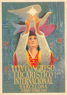 CPA ESPAGNE BARCELONA 1952 XXXV CONGRESO EUCARISTICO INTERNACIONAL - Barcelona