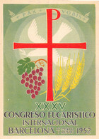 CPA ESPAGNE BARCELONA 1952 XXXV CONGRESO EUCARISTICO INTERNACIONAL - Barcelona