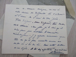 Billet Autographe A.Moche 194 Les Loges Saint Jacques De Lisieux - Autres & Non Classés