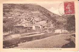 Le Pouzin - La Passerelle Démolie Après L'inondation De 1928 - Le Pouzin