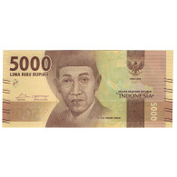 Billet, Indonésie, 5000 Rupiah, 2016, 2016, NEUF - Indonésie