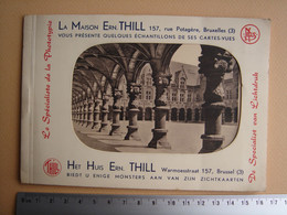 La Maison Ern. Thill - Carnet - Quelques échantillons - 6 Cartes - Bruxelles-ville