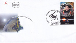 ISRAEL 2004 SPACE COVER FDC  FIRST ISRAEL ASTRONAUT IN SPACE ILAN RAMON - Lettres & Documents