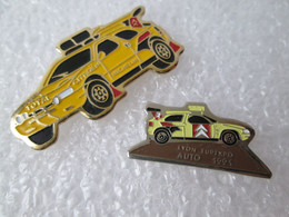 PIN'S    LOT  2  CITROEN  ZX  GRAND RAID - Citroën