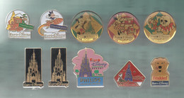 PINS PIN'S DISNEY 1145 EURODISNEY PHILIPS KODAK DONALD  MICKEY FRISKIES LOT 10 PINS DONT 2 AB ARTHUS BERTRAND - Disney