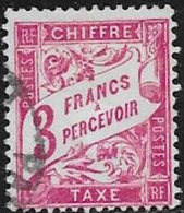 N° 42A  FRANCE - TAXE OBLITERE - - 1859-1955 Gebraucht