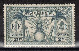 Nouvelles-Hébrides - YT 93 * MH - 1925 - Unused Stamps