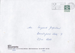 GALLERI DOCUMENTA Ordrupvej CHARLOTTENLUND Slogan Flamme 'Juleposten' KØBENHAVN 1980 Cover Brief HELLERUP - Covers & Documents