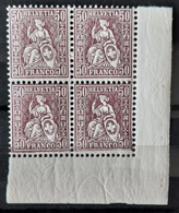 Suisse 1867/78 N°48 Bloc De 4 CdF **TB Cote 240€ - Nuevos