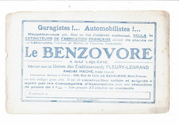 Buvard BENZOVORE Extincteurs Amédée Hache établissements Fleury Legrand - Automóviles