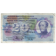 Billet, Suisse, 20 Franken, 1972, 1972-01-24, KM:46t, TB - Suisse