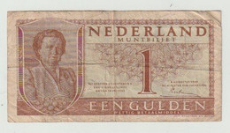 Banknote 1 Gulden 1949 Nederland-the Netherlands Juliana - Other & Unclassified