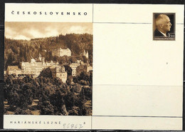 Cecoslovacchia/Czechoslovakia/Tchécoslovaquie: Intero, Stationery, Entier, Le Terme, The Spa, Les Thermes - Thermalisme