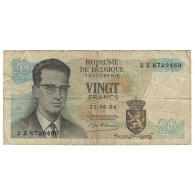 Billet, Belgique, 20 Francs, 1964, 1964-06-15, KM:138, B - Other & Unclassified