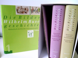 WILHELM BUSCH. Die Bildergeschichten: Historisch - Kritische Gesamtausgabe. Band 1: Frühwerk, Band 2: Reifezei - Humor