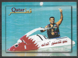QATAR POSTCARD , VIEW CARD  WATER SPORTS - Qatar