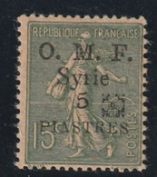 Syrie N° 52 15 Centimes Fleuron Noir Sans Charniére** - Unused Stamps