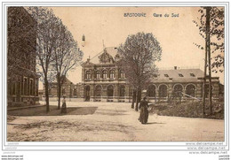 BASTOGNE ..-- GARE Du SUD .    1921 Vers IXELLES ( Mr Mme BASSLEER ) . Voir Verso . - Bastogne