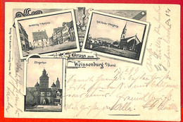 Aa7970 - Ansichtskarten VINTAGE POSTCARD: GERMANY Deutschland - Weissenburg GRUSS AUS - Weissenburg