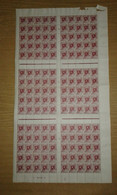 Algérie N° 35 Neuf ** En Feuille Complète (pliée En 3) De 150 Timbres - Unused Stamps
