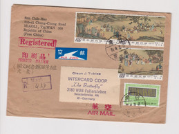 TAIWAN MIAOLI  Airmail Registered Printed Matter Cover To Germany - Poste Aérienne