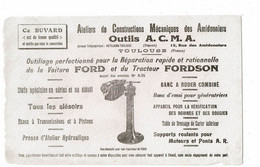 Buvard A.C.M.A. Ateliers Constructions Mécaniques Des Amidonniers Outils FORD FORDSON Voiture Tracteur - Automobile