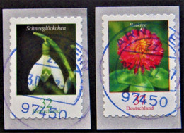 Bund/BRD Januar 2022  2 Skl Freimarkenj "Schneeglöckchen/Rotklee" MiNr  3662/3, Ersttagsgestempelt - Used Stamps