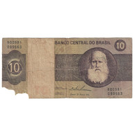 Billet, Brésil, 10 Cruzeiros, KM:193c, AB - Brésil