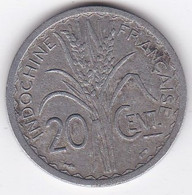 Indochine Française. 20 Cent 1945 Paris. Aluminium - French Indochina