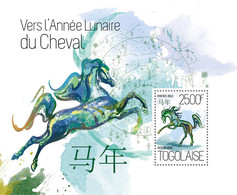 2013 TOGO MNH. YEAR OF HORSE  |  Yvert&Tellier Code: 771  |  Michel Code: 5510 / Bl.923 - Togo (1960-...)