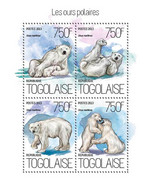 2013 TOGO MNH. POLAR BEARS   |  Yvert&Tellier Code: 3653-3656  |  Michel Code: 5426-5429 - Togo (1960-...)