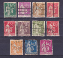 TIMBRE FRANCE N° 280.281.282.283.283b.284.284A.285.286.288.289 OBLITERE - Used Stamps
