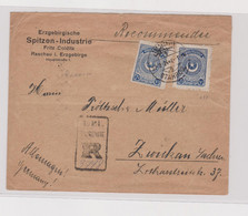 TURKEY STAMBOUL 1924 Nice Registered Cover To Germany - Briefe U. Dokumente