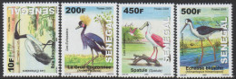 Sénégal 2009 / 2011 Les échassiers Wading Birds Stelzvögel Oiseaux Vögel Faune Fauna 4 Val. RARE MNH - Senegal (1960-...)
