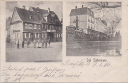 CPA - BENFELD (BAS-RHIN) - BAD SIEFERMANN - CARTE 2 VUES AVEC RESTAURANT - CARTE PAS COURANTE - Benfeld