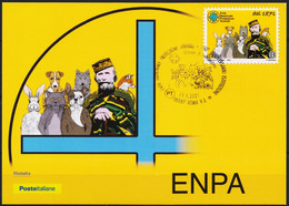 Italy 2021 Animal Protection Agency Animals Dogs Cats Rabbit Fox Maxicard - Granjas