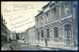 Cpa Du 59 Jeumont -- Le Bureau De Poste , Et Rue Hector Despret     JA22-53 - Jeumont