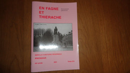 EN FAGNE ET THIERACHE N° 210 Régionalisme Saboterie Persévèrance Sabot Sabotier Presgaux Chimay Momignies Couvin Ecole - Belgique