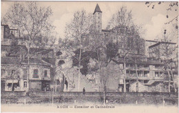 Delcampe - 32 - AUCH - GERS - ESCALIER ET CATHEDRALE - Auch