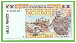 TOGO W.A.S. 1000 FRANCS 1996  P-811Tf UNC - Togo