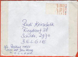 OLANDA - NEDERLAND - Paesi Bassi - 2006 - 1,12€ ATM - Viaggiata Da Den Haag Per Schilde, Belgium - Covers & Documents