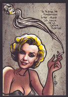 CPM Carrière Louis Par Jihel Tirage 30 Exemplaires Numérotés Signés Marilyn Monroe - Carrière, Louis